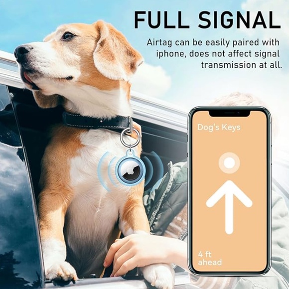 NIOB 4 Waterproof DDJ AirTag Cases with Key Rings - Picture 2 of 6